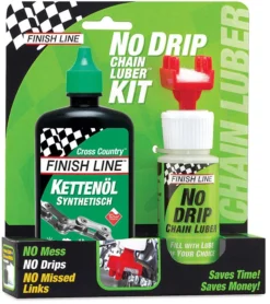Finish Line No Drip Chain Luber Kit Mit Cross Country Kettenöl