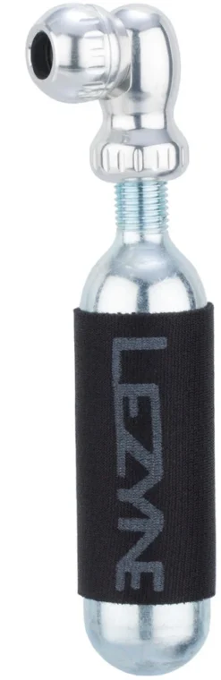 Lezyne Twin Speed Drive CO2 Pumpenkopf Mit CO2 Kartusche 16 G