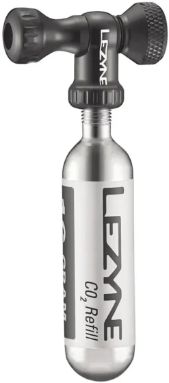 Lezyne Control Drive CO2 Pumpenkopf Mit CO2 Kartusche 25 G