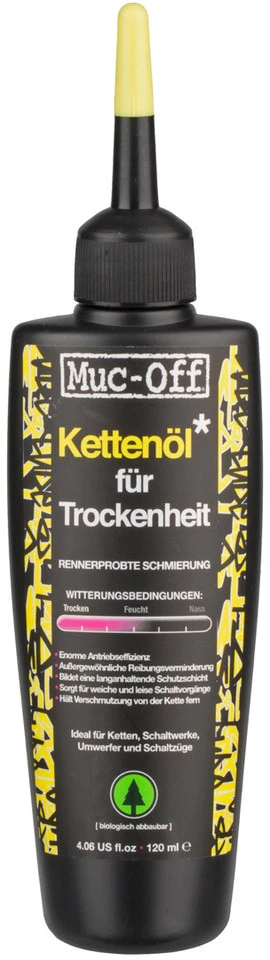 Muc-Off Dry Lube Kettenöl Für Trockenheit 1 Muc-Off Dry Lube Kettenöl Für Trockenheit