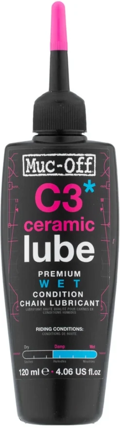 Muc-Off C3 Ceramic Wet Lube Kettenschmiermittel Mit UV-Lampe -Der Erfolg Geschaft 283404