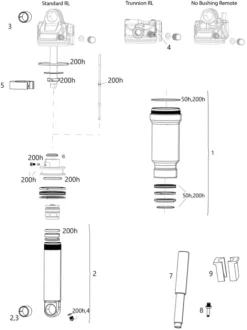 ROCKSHOX Ersatzteile SIDLuxe (A1 / 2021)