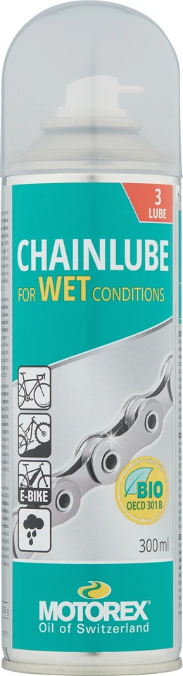 Motorex Chainlube WET Conditions Spray Kettenöl 1 Motorex Chainlube WET Conditions Spray Kettenöl