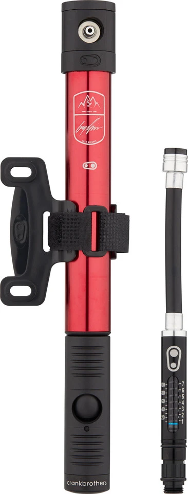 Crankbrothers Klic HV Minnaar Edition Mont-Sainte-Anne Minipumpe Mit Manometer 1 Crankbrothers Klic HV Minnaar Edition Mont-Sainte-Anne Minipumpe Mit Manometer