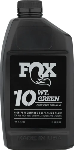 Fox Racing Shox Suspension Fluid Green 10 WT