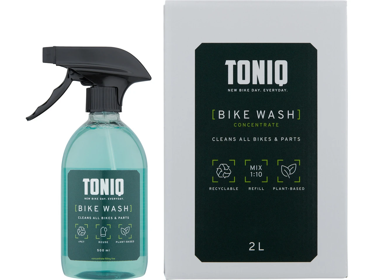 Bike Wash Fahrradreiniger 500 Ml + 2 Liter Konzentrat Bundle 1 Bike Wash Fahrradreiniger 500 Ml + 2 Liter Konzentrat Bundle