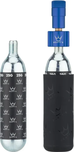 Holeshot CO2 Tyre Inflator Kit CO2-Kartuschenpumpe + 25 G Kartusche -Der Erfolg Geschaft 474784