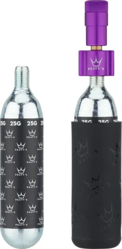 Holeshot CO2 Tyre Inflator Kit CO2-Kartuschenpumpe + 25 G Kartusche -Der Erfolg Geschaft 474799