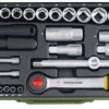 Proxxon 1/4" + 1/2" Steckschlüssel-/Ratschenset 56-teilig